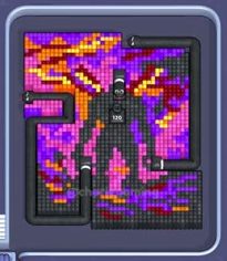 Pixel Flow Level 696: Screenshot des Spielfelds