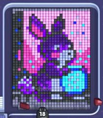 Pixel Flow level 1372: screenshot of the board