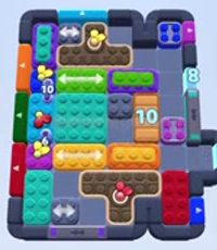 Color Block Jam level: screenshot of the board