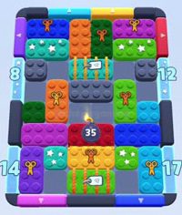 Color Block Jam level 339: screenshot of the board
