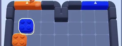 Color Block Jam Level: Screenshot des Spielfelds