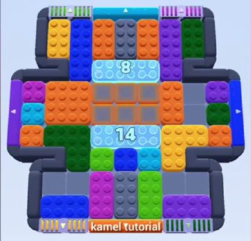 Color Block Jam 레벨 345 / 426 / 739 / 1752: 보드 스크린샷