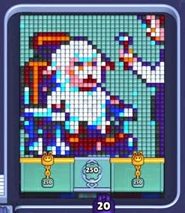Pixel Flow уровень 2075: скриншот поля
