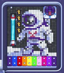 Pixel Flow уровень 1471: скриншот поля