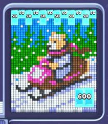 Pixel Flow level 1358: screenshot of the board