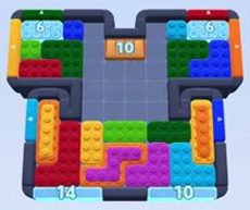 Color Block Jam level 1659 / 2591: screenshot of the board
