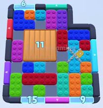 Color Block Jam level 394 / 788 / 1288: screenshot of the board