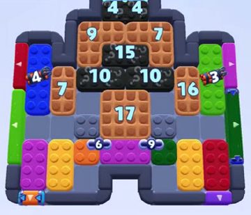 Color Block Jam 1355 / 1399 / 2263. bölüm: tahtanın ekran görüntüsü
