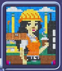 Pixel Flow level 923: screenshot of the board