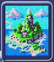 Pixel Flow level 1860: screenshot of the board