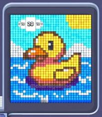 Pixel Flow уровень 490: скриншот поля