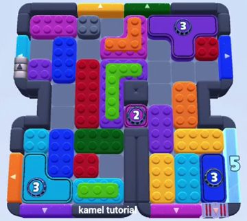 Color Block Jam Level 1494 / 1478 / 1491 / 1496 / 1498: Screenshot des Spielfelds