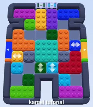 Color Block Jam ステージ 459 / 853 / 1353：盤面のスクリーンショット