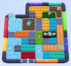 Color Block Jam 레벨 1363 / 1367 / 2271: 보드 스크린샷