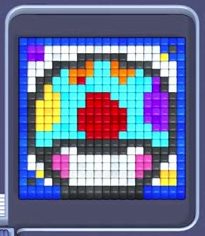 Pixel Flow Level 36: Screenshot des Spielfelds