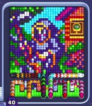 Pixel Flow уровень 2157: скриншот поля