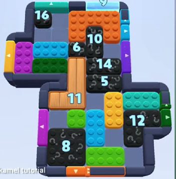 Color Block Jam level 755 / 754: screenshot of the board
