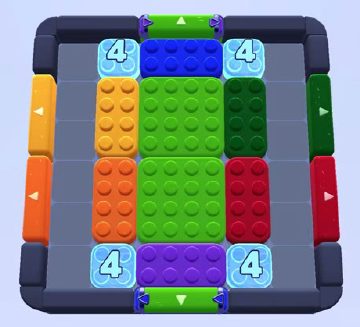 Color Block Jam 1345 / 1348. bölüm: tahtanın ekran görüntüsü