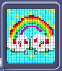 Pixel Flow уровень 545: скриншот поля