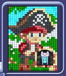 Pixel Flow уровень 2376: скриншот поля