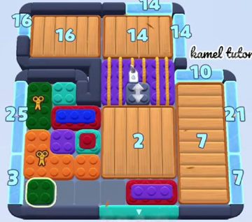 Color Block Jam 1622 / 1633 / 1681 / 2613. bölüm: tahtanın ekran görüntüsü