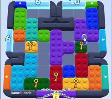 Color Block Jam ステージ 671 / 1629：盤面のスクリーンショット