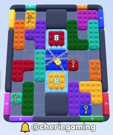Color Block Jam level: screenshot of the board