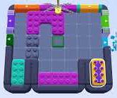Color Block Jam Level 1173: Screenshot des Spielfelds