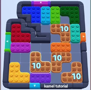 Color Block Jam Level 1279 / 1269 / 1272: Screenshot des Spielfelds