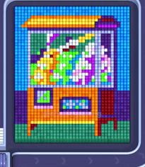 Pixel Flow level 975: screenshot of the board