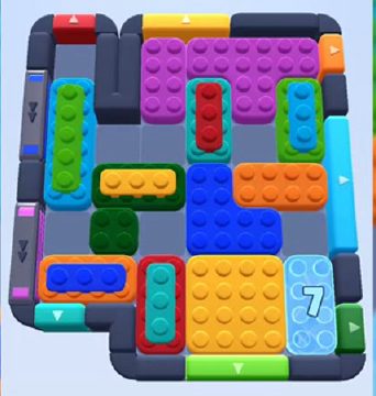 Color Block Jam level 699 / 1639: screenshot of the board