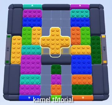 Color Block Jam 레벨 255 / 643 / 1093: 보드 스크린샷