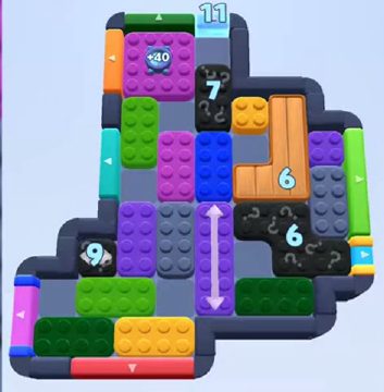 Color Block Jam 레벨 1143 / 1144 / 2046: 보드 스크린샷