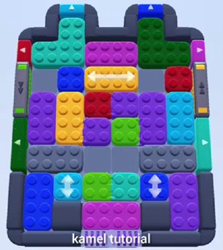 Color Block Jam 레벨 350 / 432 / 744 / 1188: 보드 스크린샷