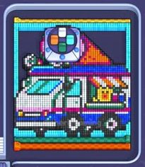 Pixel Flow level 863: screenshot of the board