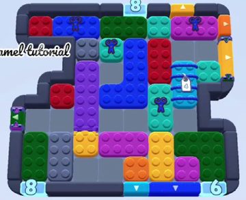 Color Block Jam level 1646: screenshot of the board
