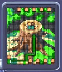 Pixel Flow Level 654: Screenshot des Spielfelds
