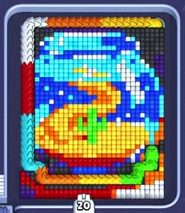 Pixel Flow уровень 2255: скриншот поля