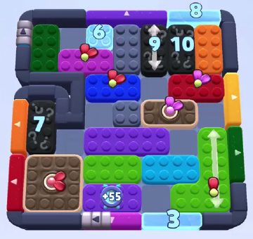 Color Block Jam 레벨 1254 / 1271 / 1275 / 2189: 보드 스크린샷