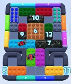 Color Block Jam Level 1002 / 1905: Screenshot des Spielfelds
