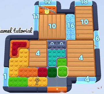 Color Block Jam Level 1619 / 1623 / 1678 / 2610: Screenshot des Spielfelds