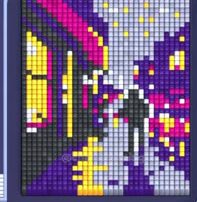 Pixel Flow уровень 1098: скриншот поля