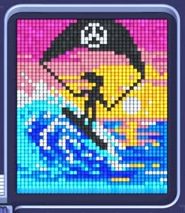 Pixel Flow level 1543: screenshot of the board