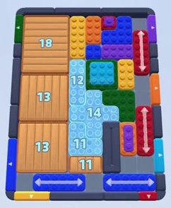 Niveau de Color Block Jam : capture du plateau