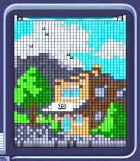 Pixel Flow level 862: screenshot of the board