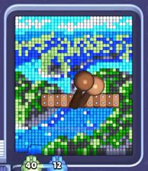 Pixel Flow level 1523: screenshot of the board