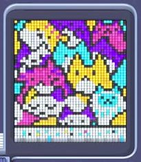 Pixel Flow Level 52: Screenshot des Spielfelds