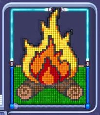 Pixel Flow level 793: screenshot of the board