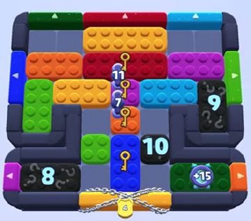 Niveau de Color Block Jam : capture du plateau