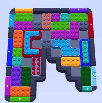 Color Block Jam 레벨 1434 / 1437: 보드 스크린샷